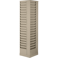 Pr&eacute;sentoirs, Rotatif, 23 fentes, Acier, 14-1/8" la x 14-1/8" p x 66" h Distribution Jean Lapalme