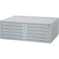 Classeurs en acier pour plans, 5 Tiroirs, 46-3/8" la x 35-3/8" p x 16-1/2" h Distribution Jean Lapalme