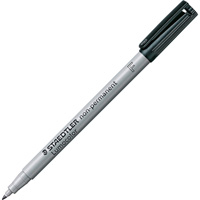 Lumocolor&reg; Non Permanent Fine Tip Black Marker, Black, Fine Tip Distribution Jean Lapalme