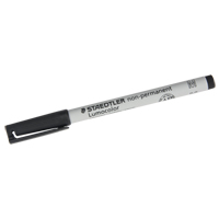 Lumocolor&reg; Non Permanent Medium Tip Black Marker, Black, Medium Tip Distribution Jean Lapalme