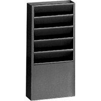 Pr&eacute;sentoirs, Stationnaire, 5 fentes, Acier, 9-3/4" la x 4-1/8" p x 21" h Distribution Jean Lapalme