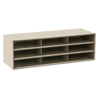 Organisateurs de donn&eacute;es, Stationnaire, 15 fentes, Acier, 33-3/4" la x 11 5/8" p x 17 3/4" h Distribution Jean Lapalme