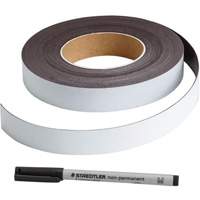 &eacute;tiquette magn&eacute;tique inscriptible, Magn&eacute;tique, 600" lo x 1" la Distribution Jean Lapalme
