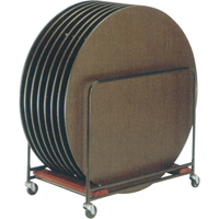 Chariots de table empilables, 49" la x 31,25" p x 41,25" h Distribution Jean Lapalme