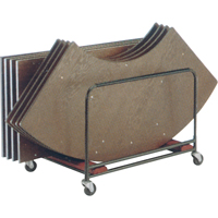 Chariots de table empilables, 49" la x 31,25" p x 32,25" h Distribution Jean Lapalme