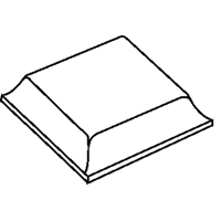 Bumpon Tapered Square Protective Bumpers Distribution Jean Lapalme