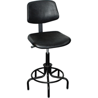 Tabouret avec dossier de s&eacute;rie 6000, Stationnaire, Ajustable Hauteur, Capacit&eacute; 250 lb Distribution Jean Lapalme