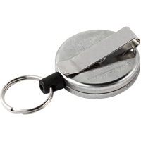 D&eacute;rouleurs autor&eacute;tractables originaux #485-HDK, Chrome, C&acirc;ble 48", Fixation Agrafe de ceinture Distribution Jean Lapalme
