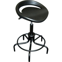 Tabouret surdimensionn&eacute; de s&eacute;rie 6000, Stationnaire, Ajustable Hauteur, Capacit&eacute; 250 lb Distribution Jean Lapalme