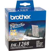 &eacute;tiquettes d'adresse de s&eacute;rie DK, 1-1/2" la x 3-1/2" la x Blanc Distribution Jean Lapalme