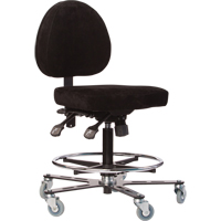 Si&egrave;ges ergonomiques pour le soudage TF180, Su&egrave;de, Noir, Capacit&eacute; 300 lb Distribution Jean Lapalme