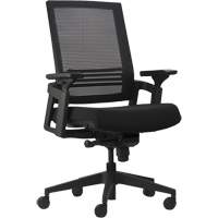 Chaises de bureau A-37 Activ, Mailles, Noir, Capacit&eacute; 275 lb Distribution Jean Lapalme