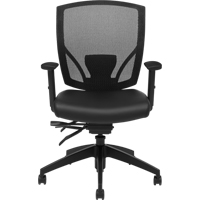 Chaises &agrave; bras Multi-Tilter, Vinyle, Noir, Capacit&eacute; 300 lb Distribution Jean Lapalme