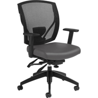 Chaises &agrave; bras Multi-Tilter, Vinyle, Charbon, Capacit&eacute; 300 lb Distribution Jean Lapalme