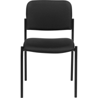 Chaises sans accoudoirs empilables, Tissu, Hauteur 32", Capacit&eacute; 300 lb, Noir Distribution Jean Lapalme