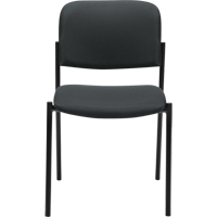 Chaises sans accoudoirs empilables, Tissu, Hauteur 32", Capacit&eacute; 300 lb, Charbon Distribution Jean Lapalme