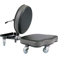 Chaise ergonomique Flex, Vinyle, Noir/gris Distribution Jean Lapalme