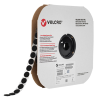 Attache Velcoin, Crochet, 3/4" dia., Adh&eacute;sif, Noir Distribution Jean Lapalme