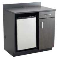 Armoire modulaire, M&eacute;lamine, 39" h x 36" la x 25" P, Nuit d'Asie/noir Distribution Jean Lapalme