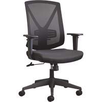 Chaise de bureau Activ A-47 Synchro, Tissu, Noir, Capacit&eacute; 275 lb Distribution Jean Lapalme