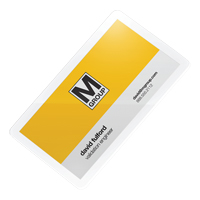 Pochettes lamin&eacute;es pour cartes d'affaires Swingline UltraClear Distribution Jean Lapalme