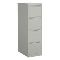 Classeur vertical, Acier, 4 tiroirs, 15-1/7" la x 25" p x 52" h, Gris Distribution Jean Lapalme