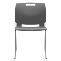 Chaise, Plastique, Hauteur 32-1/2", Capacit&eacute; 300 lb, Gris Distribution Jean Lapalme