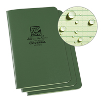 Notebook, Soft Cover, Green, 48 Pages, 4-5/8" W x 7" L Distribution Jean Lapalme