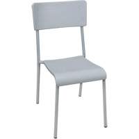 Ventura Stacking Chair, Polypropylene, 36" High, 300 lbs. Capacity, Grey Distribution Jean Lapalme