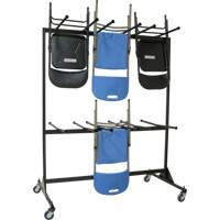 Chariot pour chaises pliantes &agrave; deux c&ocirc;t&eacute;s Distribution Jean Lapalme
