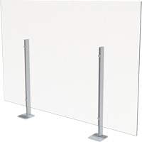 Surface Mount Sneeze Guard, 36" W x 36" H Distribution Jean Lapalme
