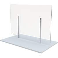 Freestanding Board Mount Sneeze Guard, 36" W x 36" H Distribution Jean Lapalme