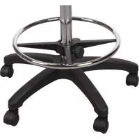 Heavy-Duty Ergonomic Stool, Mobile, Adjustable Height, 250 lbs. Capacity Distribution Jean Lapalme
