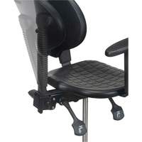 Heavy-Duty Ergonomic Stool with Adjustable Arm Rests, Stationary, Adjustable Height, 250 lbs. Capacity Distribution Jean Lapalme