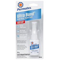 Super colle adh&eacute;sive Ultra Bond &agrave; s&eacute;chage rapide, 20 g, Bouteille, Transparent Distribution Jean Lapalme