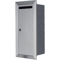 Recessed Collection Box, Wall -Mounted, 16-3/16" x 6-3/8", Aluminum Distribution Jean Lapalme