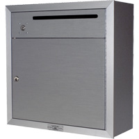 Collection Box, Surface -Mounted, 12-3/4" x 16-3/8", 2 Doors, Aluminum Distribution Jean Lapalme