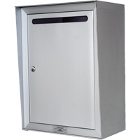 Collection Box, Wall -Mounted, 16-3/16" x 6-3/8", Aluminum Distribution Jean Lapalme