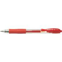 Stylo &agrave; encre gel G2, Rouge, 0,7 mm, R&eacute;tractable Distribution Jean Lapalme