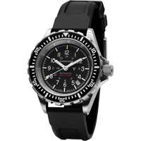 Large Diver's Automatic Watch, Digital, Battery Operated, 41 mm, Black Distribution Jean Lapalme