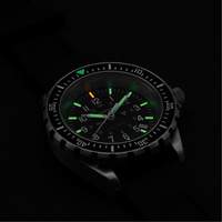 Large Diver's Quartz Watch, Digital, Battery Operated, 41 mm, Black Distribution Jean Lapalme