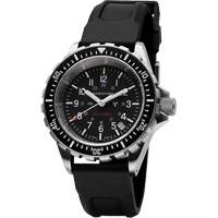 Large Diver's Quartz Watch, Digital, Battery Operated, 41 mm, Black Distribution Jean Lapalme