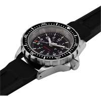 Large Diver's Quartz Watch, Digital, Battery Operated, 41 mm, Black Distribution Jean Lapalme