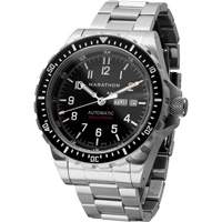 Jumbo Day/Date Automatic Watch with Stainless Steel Bracelet, Digital, Battery Operated, 46 mm, Silver Distribution Jean Lapalme