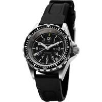 Steel Navigator with Date on Black 3-Piece Rubber Strap Kit, Digital, Battery Operated, 36 mm, Black Distribution Jean Lapalme