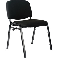 Chaises empilables, Tissu, Hauteur 32", Capacit&eacute; 250 lb, Noir Distribution Jean Lapalme