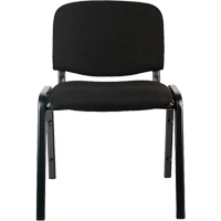 Chaises empilables, Tissu, Hauteur 32", Capacit&eacute; 250 lb, Noir Distribution Jean Lapalme