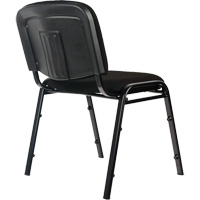 Chaises empilables, Tissu, Hauteur 32", Capacit&eacute; 250 lb, Noir Distribution Jean Lapalme