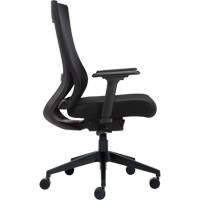 High-Back Weight-Sensing Synchro-Tilter, Mesh, Black Distribution Jean Lapalme