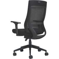 High-Back Weight-Sensing Synchro-Tilter, Mesh, Black Distribution Jean Lapalme